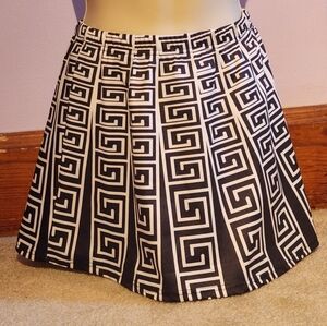 Black and white skirt